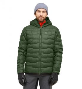 HAGLOFS Kurtka męska ROC Flash Down Hood Men seaweed green-XL