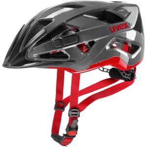 UVEX Kask rowerowy Active anthracite red 56-60 cm