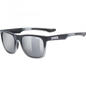 UVEX Okulary LGL 42 black transparent-mirror silver