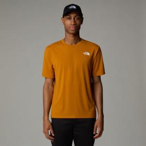 THE NORTH FACE Koszulka męska M Topographic Foundation SS Tee iron citrus L