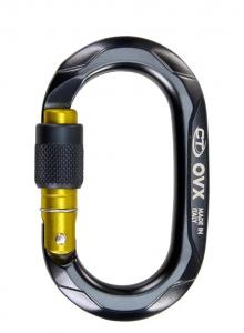CLIMBING TECHNOLOGY Karabinek OVX anthracite/gold gate