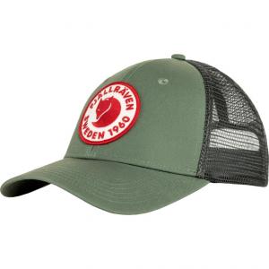 FJALLRAVEN Czapka z daszkiem 1960 Logo Langtradarkeps patina green-S/M