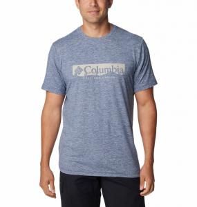 COLUMBIA Koszulka męska Kwick Hike Graphic SS Tee collegiate navy-XL