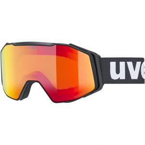 UVEX Gogle narciarskie Gravity FM black red orange clear
