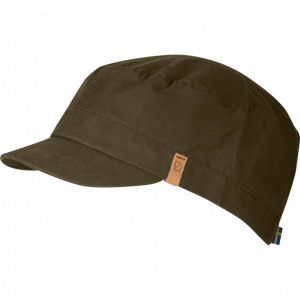 FJALLRAVEN Czapka z daszkiem SINGI TREKKING CAP Dark Olive-L