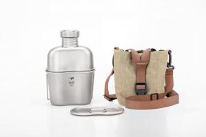 KEITH Menażka tytanowa TITANIUM CANTEEN MESS KIT