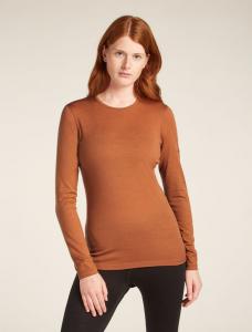 ICEBREAKER Koszulka termoaktywna damska Women 200 Oasis LS Crewe dusty clay-S