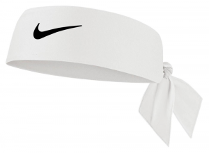 NIKE Opaska na głowę DRI-FIT HEAD TIE 4.0 white/black