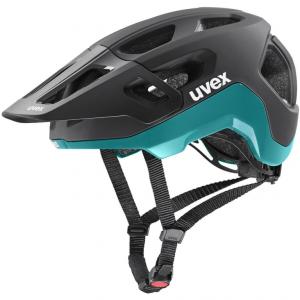 UVEX Kask rowerowy React black-teal matt 52-56