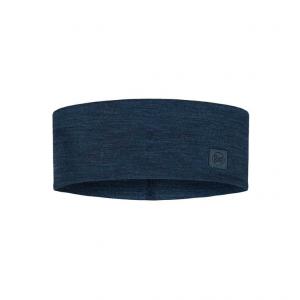 BUFF Opaska MERINO WIDE HEADBAND solid night blue