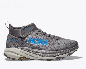 HOKA Buty biegowe męskie M Speedgoat 6 Mid GTX satellite grey/stardust r.42