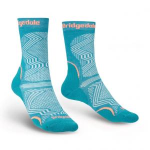 BRIDGEDALE Skarpety damskie HIKE ULTRALIGHT T2 COOLMAX® PERFORMANCE BOOT WMNS Teal-L