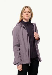 JACK WOLFSKIN Kurtka 3w1 damska Moonrise 3In1 Jkt W wild blossom r.S