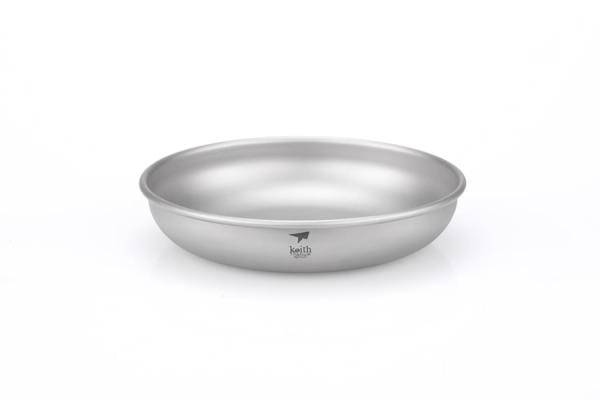 KEITH Talerz tytanowy TITANIUM PLATE 250 ml