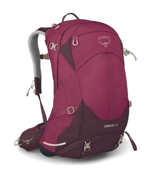 OSPREY Plecak turystyczny damski Sirrus 34 elderberry purple/chiru tan