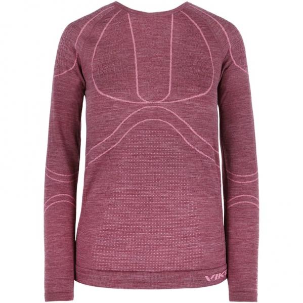 VIKING Koszulka termoaktywna damska Lana Pro Lady Longsleeve claret-lt pink-S