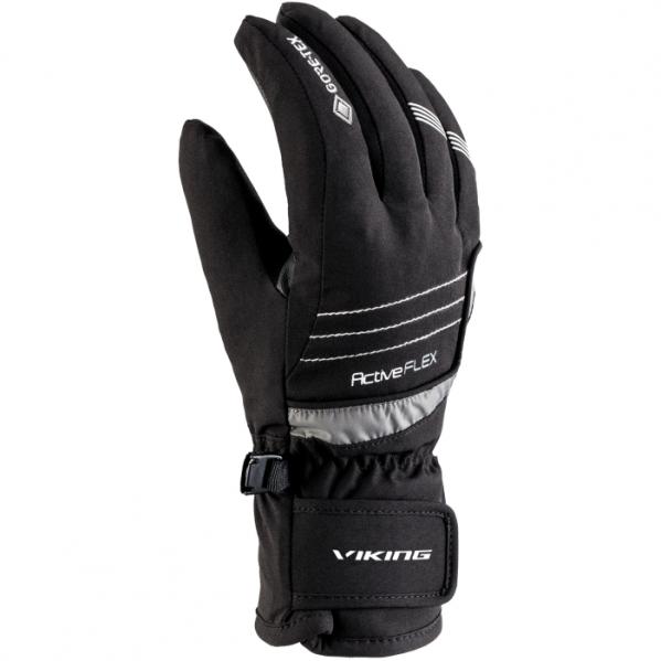 VIKING Rękawice narciarskie dziecięce Helix GTX Ski Kids Gloves dk grey-6