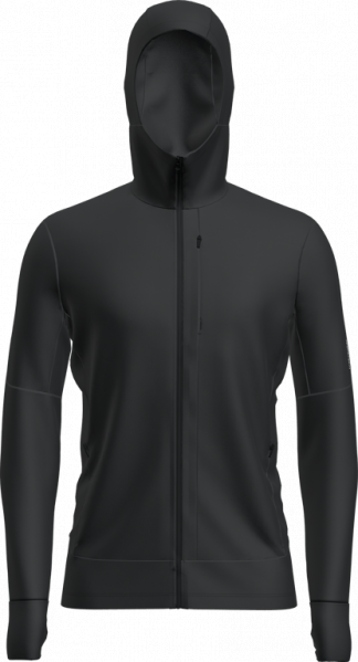 ICEBREAKER Bluza męska Men Merino 260 Quantum IV LS Zip Hoodie black-M