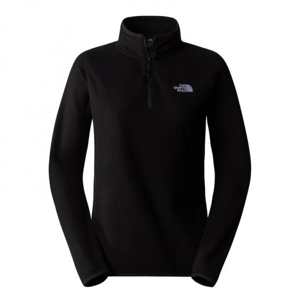 THE NORTH FACE Polar damski W 100 Glacier 1/4 Zip tnf black-npf-XL