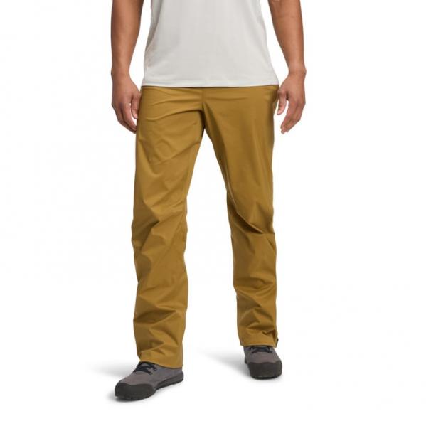 BLACK DIAMOND Spodnie przeciwdeszczowe męskie M Fineline Stretch FZ Pants flax-XL