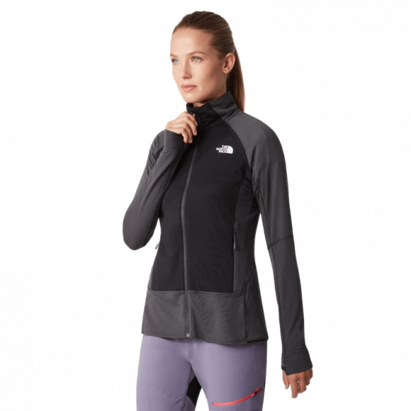 THE NORTH FACE Bluza damska Women’s Bolt Polartec Jacket asphalt grey/tnf black-L
