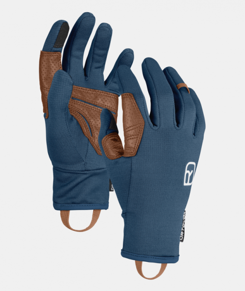 ORTOVOX Rękawice skiturowe męskie Fleece Light Glove M deep ocean-L