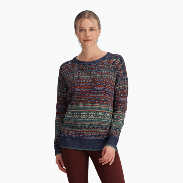 ROYAL ROBBINS Bluza damska Westlands Relaxed Pullover deep blue muir pt-M