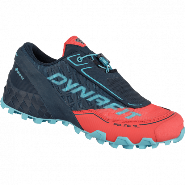 DYNAFIT Buty biegowe damskie Feline SL GTX Running Shoe Woman Hot Coral/Blueberry-36