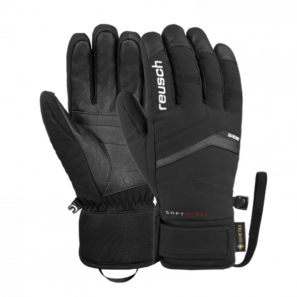 REUSCH Rękawice narciarskie męskie Blaster GTX black/white-8.5