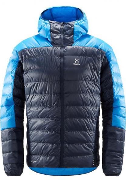 HAGLOFS Kurtka puchowa męska L.I.M DOWN HOOD MEN Tarn Blue/Nordic Blue-L