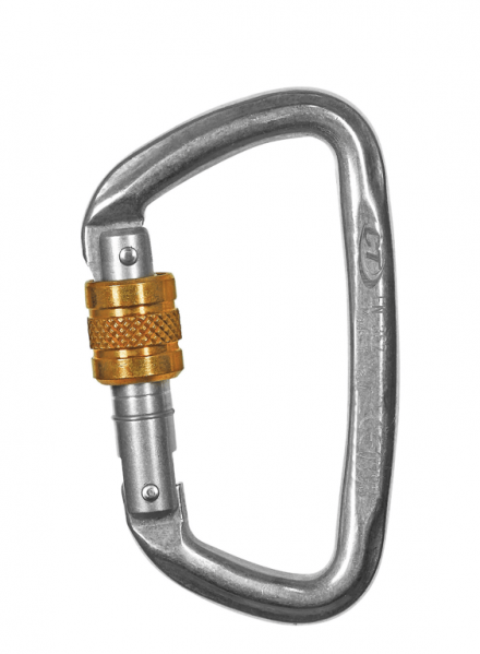 CLIMBING TECHNOLOGY Karabinek stalowy D-SHAPE STEEL CF SG A476T0ZO