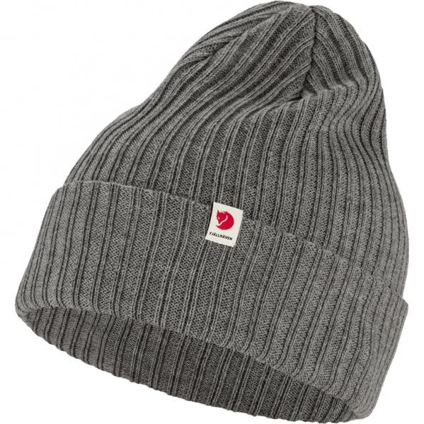 FJALLRAVEN Czapka Fjallraven Rib Hat grey