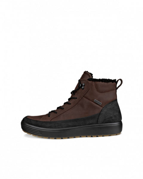 ECCO Buty męskie Soft 7 Tred GORE-TEX Boot M mocha-44