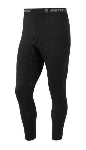 SENSOR Getry termoaktywne męskie MERINO AIR UNDERPANTS-L-Czarny