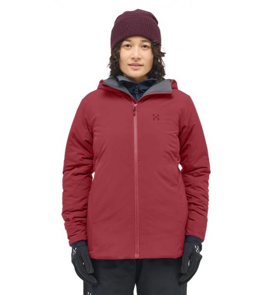 HAGLOFS Kurtka ocieplana damska Mimic Alert Hood Women carmine red-M