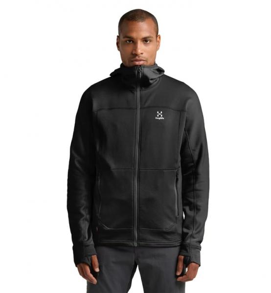 HAGLOFS Bluza męska BETULA HOOD MEN true black-L