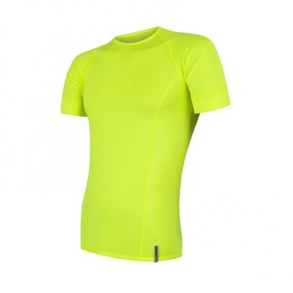 SENSOR Koszulka męska COOLMAX TECH TEE SS-S-Żółty