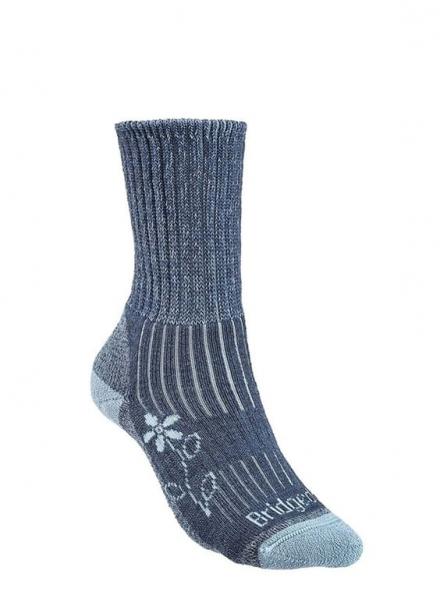 BRIDGEDALE Skarpety damskie HIKE MID MERINO C-S (35-37)-Niebieski