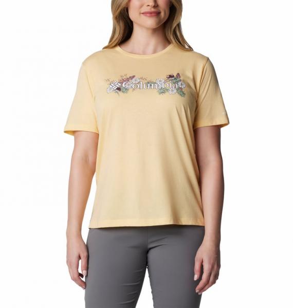 COLUMBIA Koszulka damska Bluebird Day Relaxed Crew Neck sunkissed heather-L