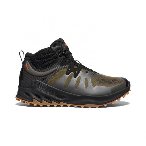 Keen Buty turystyczne męskie ZIONIC MID WP DARK OLIVE/SCARLET IBIS r.45