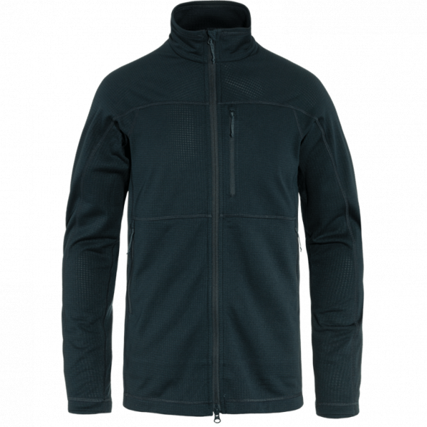 FJALLRAVEN Polar męski ABISKO LITE FLEECE JACKET M Dark Navy-M