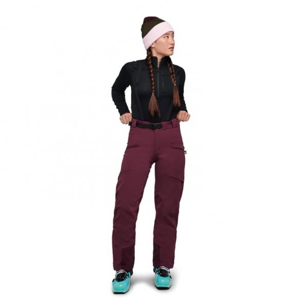 BLACK DIAMOND Spodnie narciarskie damskie Women's Dawn Patrol Pants blackberry-M