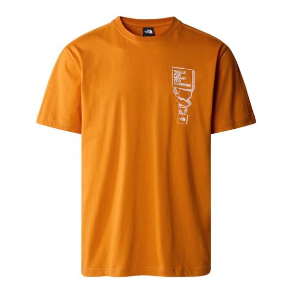 THE NORTH FACE Koszulka męska M Outdoor S/S Tee desert rust-M