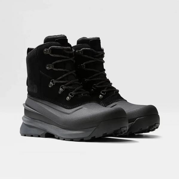 THE NORTH FACE Buty zimowe męskie CHILKAT V LACE WP tnf black/asphalt grey-40