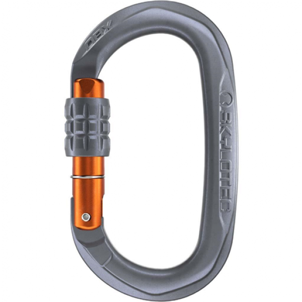 CLIMBING TECHNOLOGY Karabinek Obx SG grey/orange