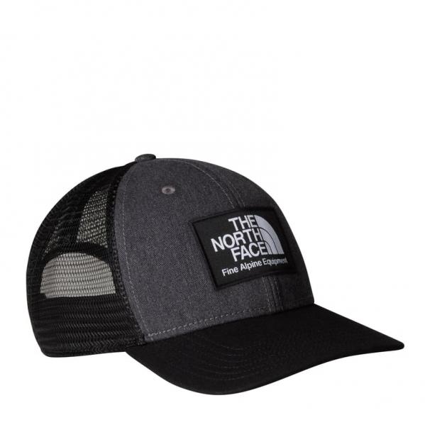 THE NORTH FACE Czapka z daszkiem Deep Fit Mudder Trucker tnf black/tnf medium grey heather
