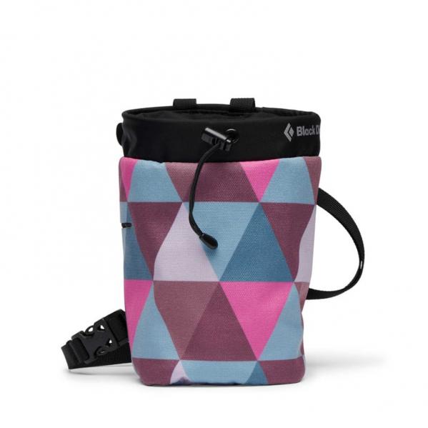 BLACK DIAMOND Woreczek na magnezję Gym Chalk Bag pink quilt-S/M