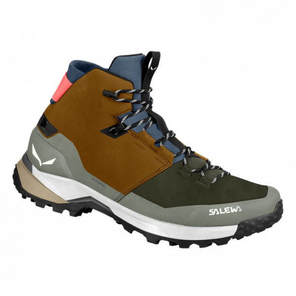 SALEWA Buty trekkingowe męskie Puez Mid Powertex M golden brown/shadow-44
