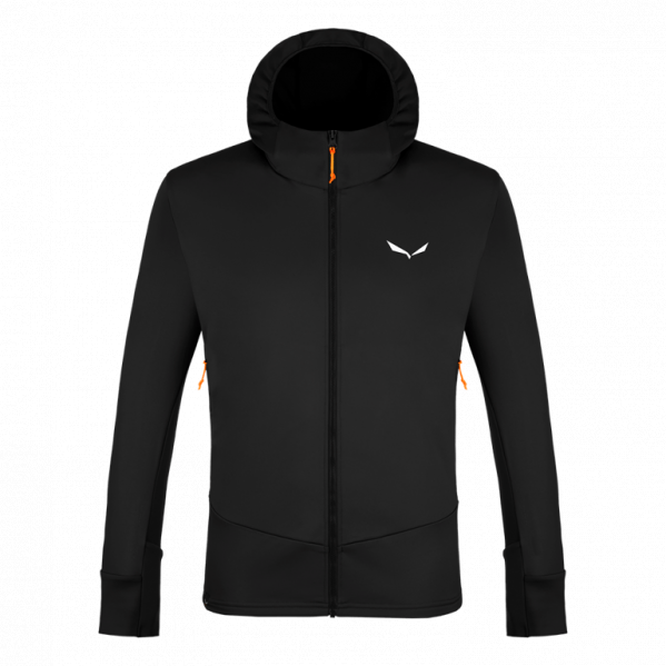 SALEWA Bluza męska Puez Pl M Hooded Jacket black out-L