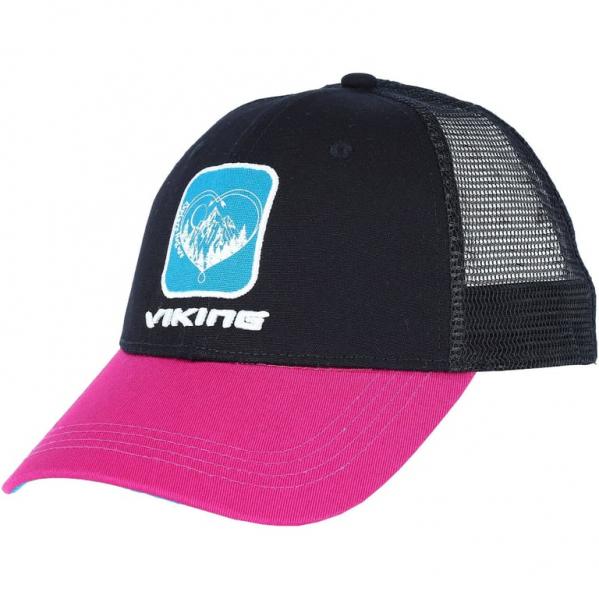 VIKING Czapka z daszkiem Terra CAP black/pink/